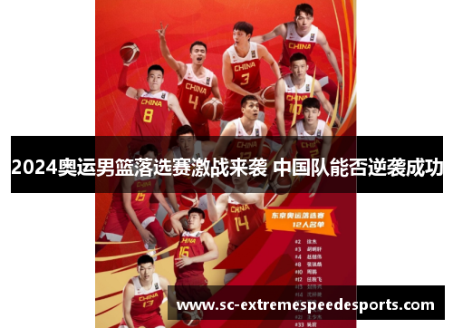 2024奥运男篮落选赛激战来袭 中国队能否逆袭成功
