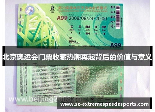 北京奥运会门票收藏热潮再起背后的价值与意义